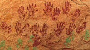 handprints Canyon de Chelley