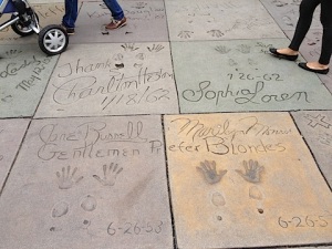 rock hands - Walk of Fame, Chinese Theater